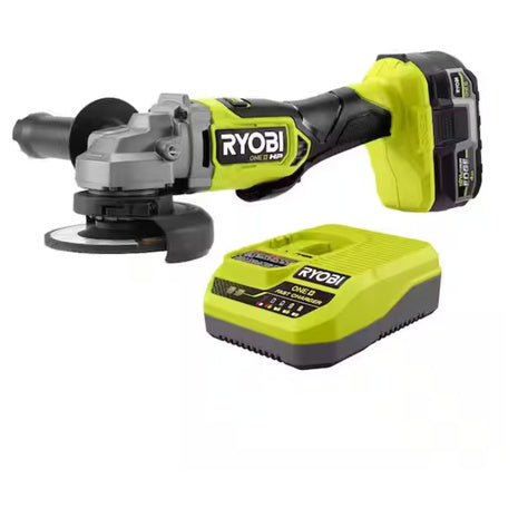 RYOBI ONE+ HP 18V Cordless Grinder Kit W/ 4.0 Ah Battery & Charger