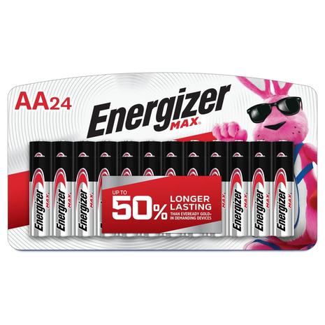 24-Count Energizer Max AA Batteries