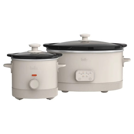 Bella 6-Quart Programmable Slow Cooker & 2 Qt. Slow Cooker Set