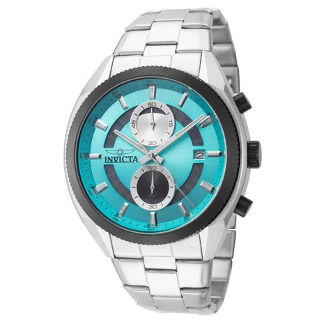 Invicta 45mm Speedway Quartz Tiffany Blue Dial Men's Watch