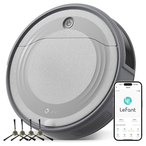 Lefant Robot Vacuum Cleaner With WiFi, 4500Pa Suction & Self-Charging