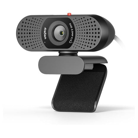 Full HD 1080p Webcam W/Built-in Dual Microphones & Privacy Cover