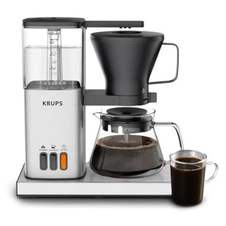 Krups Essential Brewer 8 Cup Drip Coffee Maker Machine