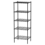 5 Tier Standing Metal Wire Shelving Unit