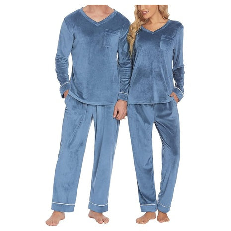 Ekouaer Men & Women Couples Matching Pajamas Sets
