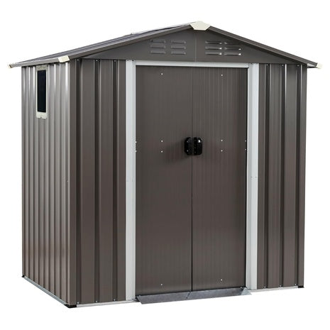 Shintenchi 6x4 FT Outdoor Storage Shed With Window