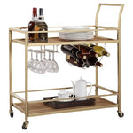 2-Tier Mobile Bar Cart