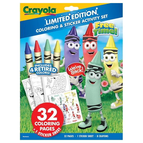 Crayola Retired Colors Coloring & Activity Set