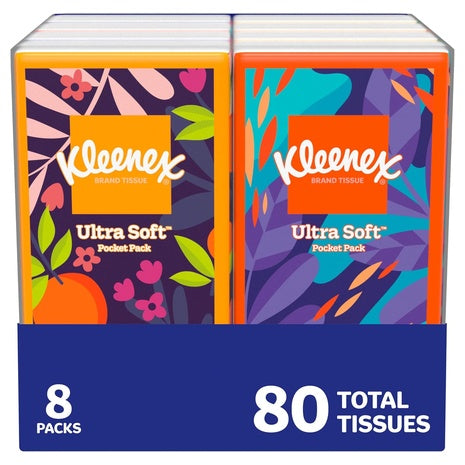 8 Kleenex On-The-Go Packs
