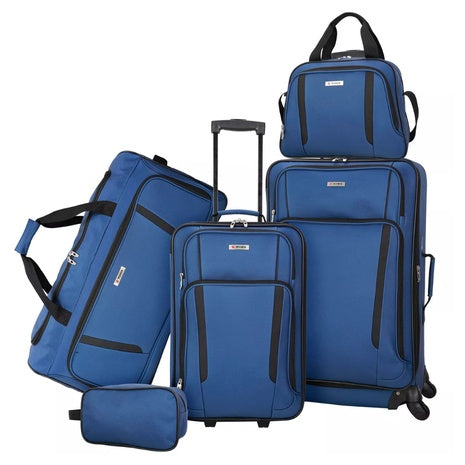 5-Piece Tag Freehold Softside Spinner Luggage Set (Various)