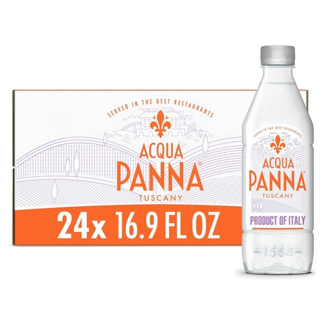 24 Bottles Acqua Panna Natural Spring Water (16.9oz)