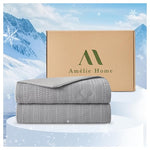 Amélie Home Reversible Waffle Cooling Comforter