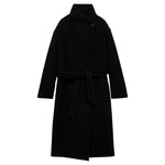 Women's Turtleneck Virgin Wool Coat