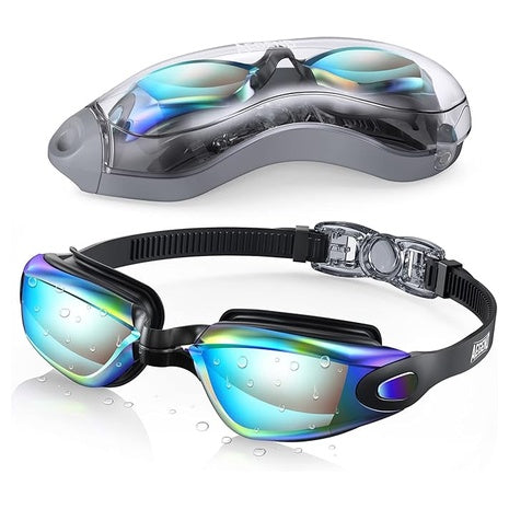 Aegend No Leaking Anti Fog UV Protection Swim Goggles With Case (Various)