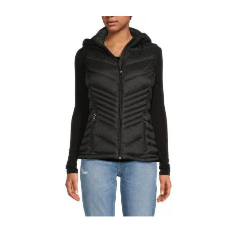 Calvin Klein Women's Removable Hood Quilted Vest