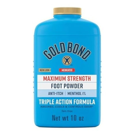 10oz Gold Bond Medicated Talc-Free Foot Powder
