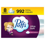 8 Boxes Puffs Family Ultra Soft Tissues