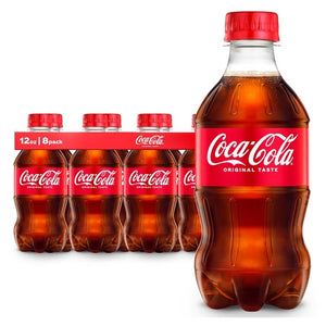 8 Coca Cola Soda Bottles