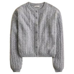 Women's Supersoft Pointelle Bubble-Hem Cardigan