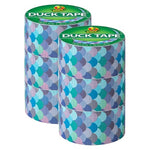6 Rolls Of Duck Brand Printed or Color Duct Tape (3 Colors)