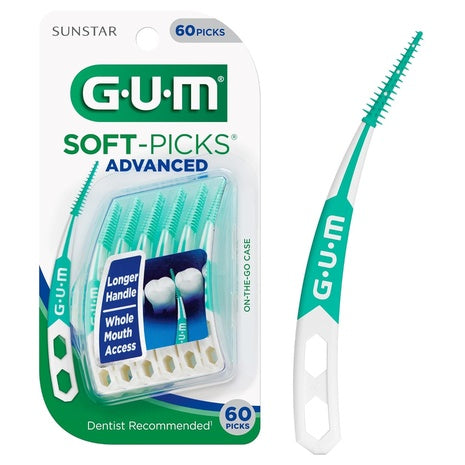 60 GUM Soft-Picks Advanced Dental Picks