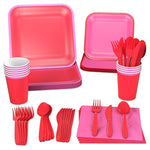 96-Piece Crayola Color Pop Red/Pink Party Set