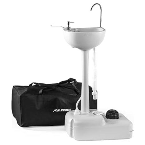 Alpcour Travel Portable Camping Sink W/17L Water Capacity