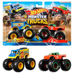 2-Pack Hot Wheels Monster Trucks Demolition Doubles Toy Die Cast Vehicles