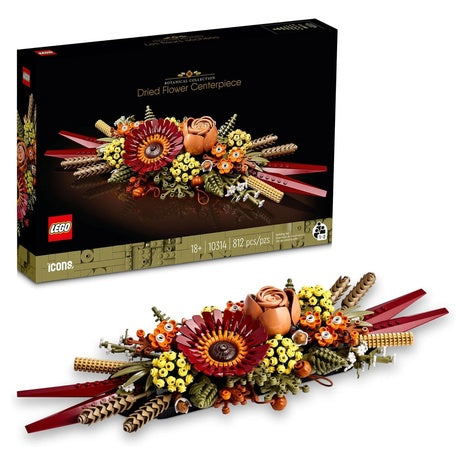 LEGO Icons Dried Flower Centerpiece Building Set