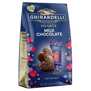 Ghirardelli Milk Chocolate Duet Hearts (Kof-K Dairy)