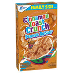 Family Size Box Cinnamon Toast Crunch Peanut Butter Breakfast Cereal