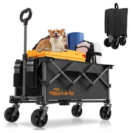 Collapsible Wagon With Wheels