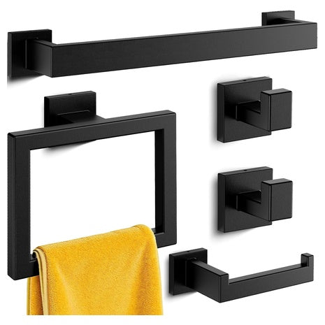 5 Piece Bathroom Accessories Set