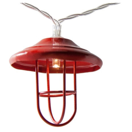 Highland Dunes 72" 10 Light LED Mini Lantern Cage Lights