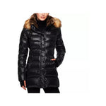 S13 Women's Chelsea Faux-Fur-Collar Hooded Puffer Coat