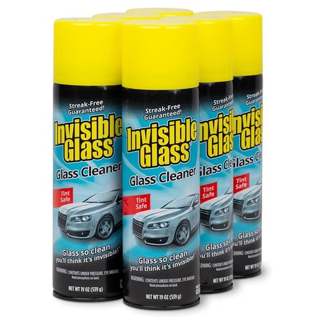 6-Pack Invisible Glass Premium Glass Cleaner