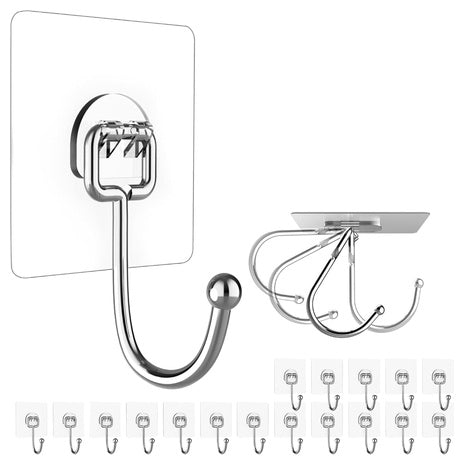 20-Pack Heavy Duty Adhesive Hooks