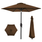 Best Choice Products 7.5ft Heavy-Duty Outdoor Market Patio Umbrella