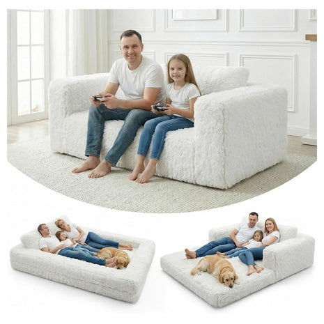 3-in-1 Convertible Sofa Bed (2 Colors)