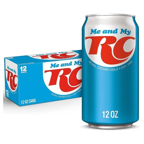 12 RC Cola Soda Cans