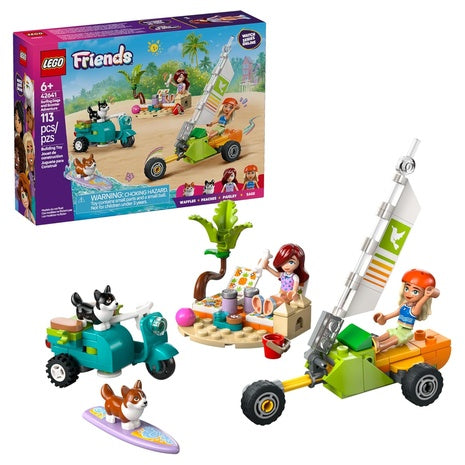 LEGO Friends Surfing Dogs & Scooter Adventure Play Set