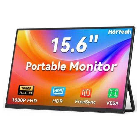 15.6" HotYeah P156AH1D Portable FHD 1ms IPS Freesync Monitor