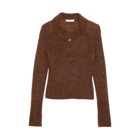 Italian Alpaca-Blend Sweater Polo