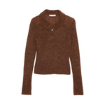 Italian Alpaca-Blend Sweater Polo