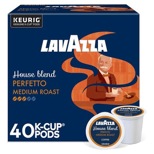 40 Lavazza House Blend Perfetto Medium Roast K-Cup Pods