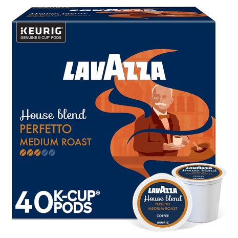 40 Lavazza House Blend Perfetto Medium Roast K-Cup Pods