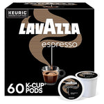 60 Lavazza Espresso, Single-Serve Keurig K-Cup Pods, Medium Roast Coffee