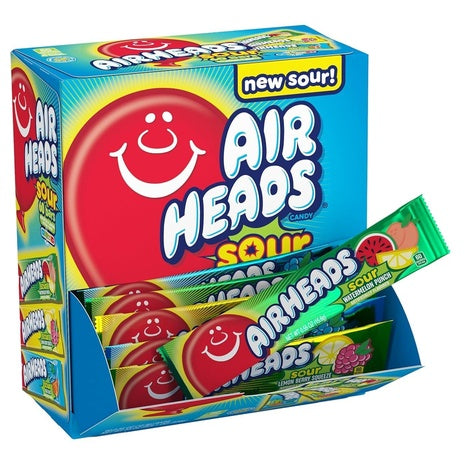 60 Airheads Sour Candy Bars