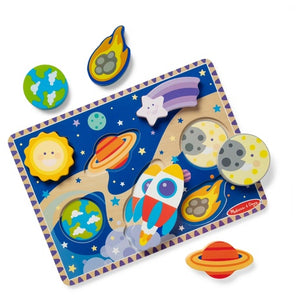Melissa & Doug Space Wooden Chunky Learning Puzzle
