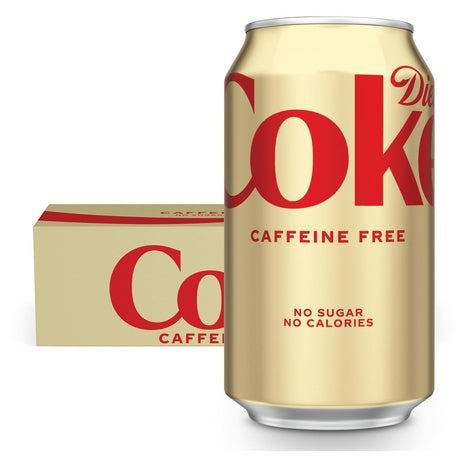 12 Cans Diet Coke Caffeine Free Soda